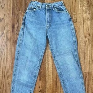 Vintage Lee Mom Jean Straight Leg Blue Denim Jeans